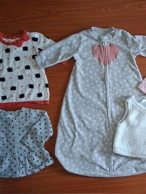 Baby Girl Clothing Set 5pcs, Carters, Gymboree, Cat & Jack - SIZE 0-3 months